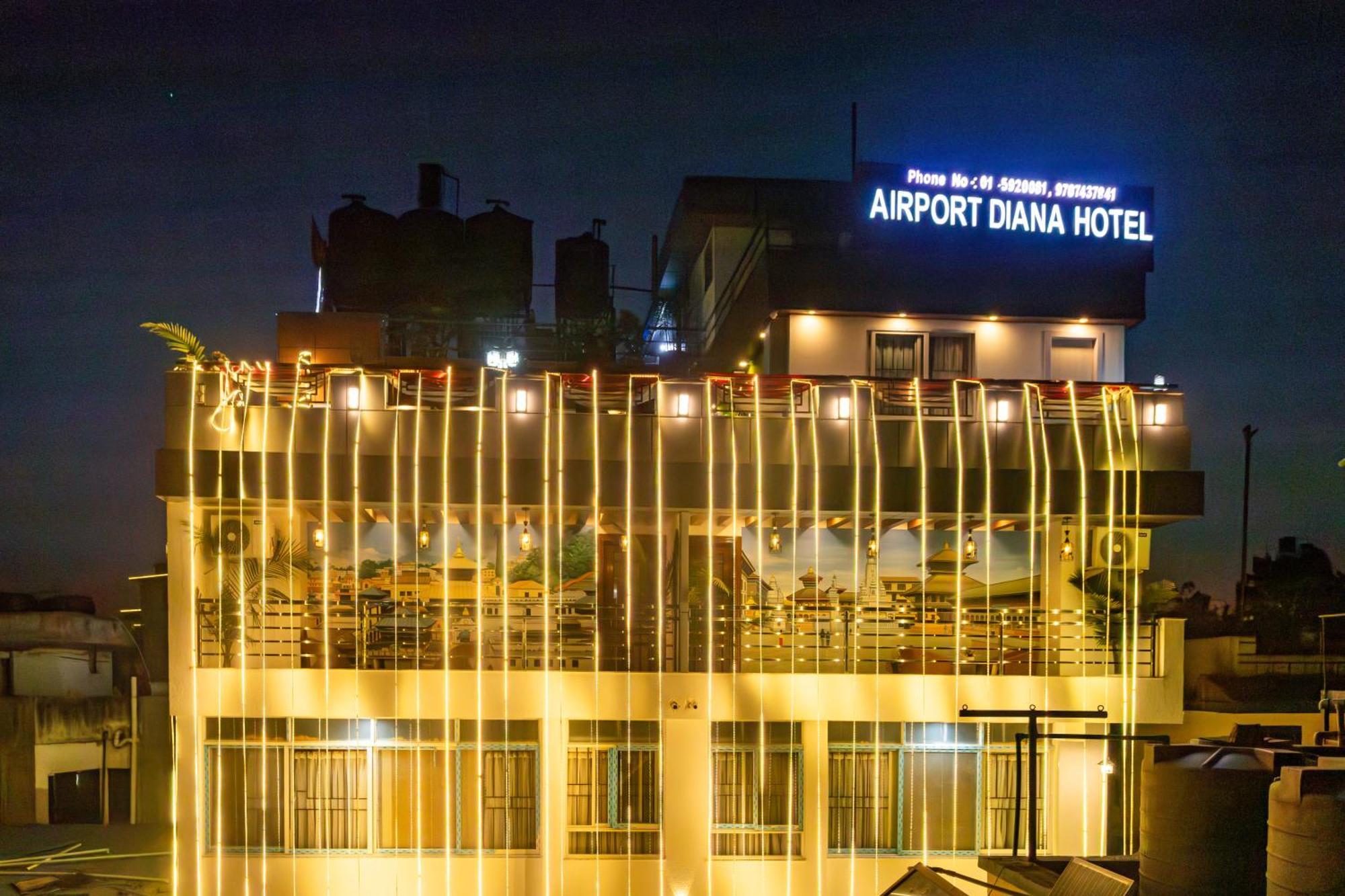 Airport Diana Hotel Kathmandu Buitenkant foto